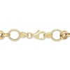 Thumbnail Image 3 of 8.6mm Byzantine Chain Bracelet Solid 10K Yellow Gold 7.5"