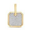Thumbnail Image 1 of Multi-Diamond Polygon Charm 1 ct tw 10K Yellow Gold