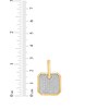 Thumbnail Image 4 of Multi-Diamond Polygon Charm 1 ct tw 10K Yellow Gold