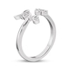 Thumbnail Image 2 of Diamond Heart & "Love" Deconstructed Ring 1/15 ct tw 10K White Gold