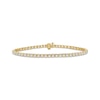 Thumbnail Image 1 of KAY Lab-Grown Diamonds Men's Tennis Bracelet 5 ct tw 10K Yellow Gold 8.5"