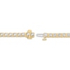 Thumbnail Image 3 of KAY Lab-Grown Diamonds Men's Tennis Bracelet 5 ct tw 10K Yellow Gold 8.5"