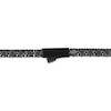 Thumbnail Image 3 of Men's Black Spinel Line Necklace Black Ion-Plated Stainless Steel 20"