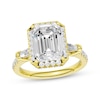 Thumbnail Image 1 of Adore Lab-Grown Diamonds Emerald-Cut Engagement Ring 3-3/4 ct tw 14K Yellow Gold