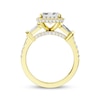 Thumbnail Image 3 of Adore Lab-Grown Diamonds Emerald-Cut Engagement Ring 3-3/4 ct tw 14K Yellow Gold