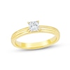 Thumbnail Image 1 of Adore Lab-Grown Diamonds Princess-Cut Solitaire Ring 1/2 ct tw 14K Yellow Gold (F/VS2)