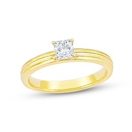 Adore Lab-Grown Diamonds Princess-Cut Solitaire Ring 1/2 ct tw 14K Yellow Gold (F/VS2)