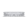 Thumbnail Image 3 of Adore Diamond Three-Row Anniversary Ring 1/3 ct tw 10K White Gold
