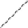 Thumbnail Image 2 of Black & White Diamond Curved Link Bracelet 1/10 ct tw Sterling Silver 7.25"