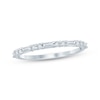 Thumbnail Image 1 of Adore Lab-Grown Diamonds Round & Baguette-Cut Anniversary Ring 1/3 ct tw 10K White Gold
