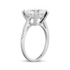 Thumbnail Image 2 of White Lab-Created Sapphire Ring Sterling Silver