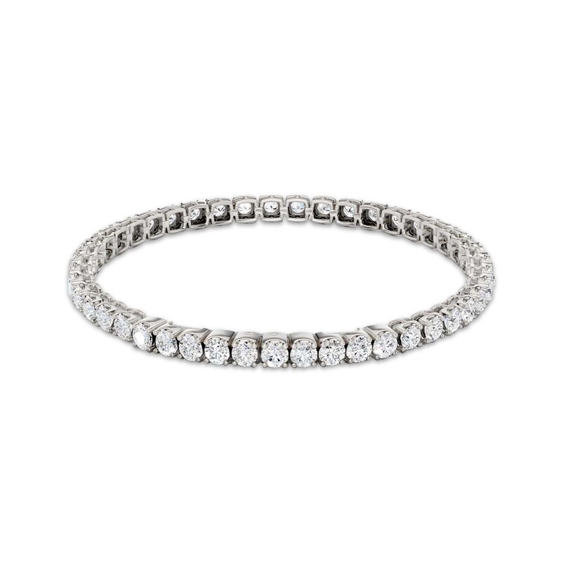 Main Image 1 of KAY Lab-Grown Diamonds Tennis Bracelet 6 ct tw 10K White Gold 7"
