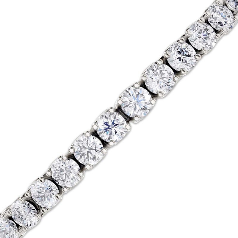 Main Image 2 of KAY Lab-Grown Diamonds Tennis Bracelet 6 ct tw 10K White Gold 7"