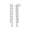 Thumbnail Image 1 of KAY Lab-Grown Diamonds Staggered Double Drop Earrings 3 ct tw 14K White Gold