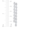 Thumbnail Image 5 of KAY Lab-Grown Diamonds Staggered Double Drop Earrings 3 ct tw 14K White Gold