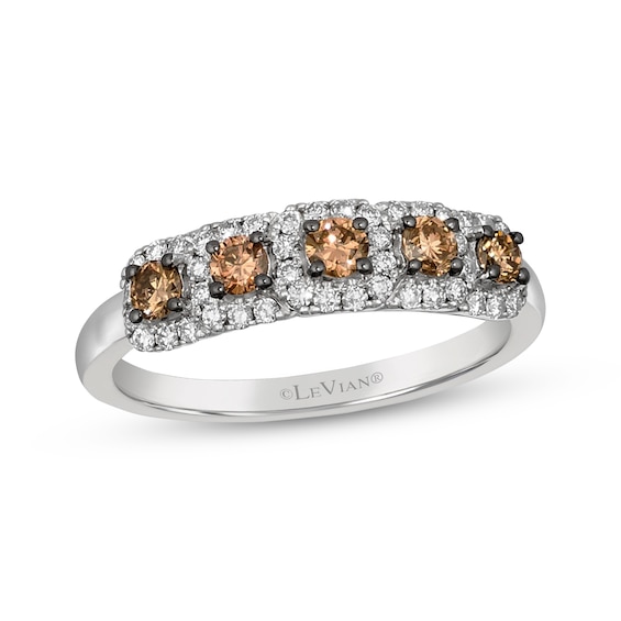 Le Vian Diamond Five-Stone Ring 5/8 ct tw 14K Vanilla Gold
