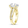 Thumbnail Image 2 of Adore Lab-Grown Diamonds Oval-Cut Engagement Ring 5-3/8 ct tw 14K Yellow Gold