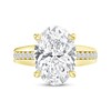 Thumbnail Image 5 of Adore Lab-Grown Diamonds Oval-Cut Engagement Ring 5-3/8 ct tw 14K Yellow Gold
