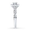 Thumbnail Image 3 of Diamond Engagement Ring 7/8 ct tw Round-cut 14K White Gold