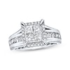 Thumbnail Image 0 of Multi-Diamond Engagement Ring 1-3/8 ct tw Diamonds 14K White Gold