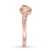 Thumbnail Image 3 of Interwoven Diamond Ring 1/10 ct tw Round-cut 10K Rose Gold