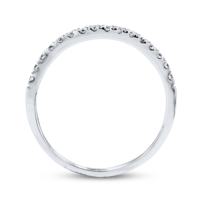 Main Image 3 of Diamond Wedding Band 1/5 ct tw Round-cut 14K White Gold