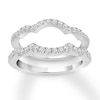 Thumbnail Image 1 of Diamond Wedding Band Set 1/2 ct tw Round-cut 14K White Gold