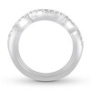 Thumbnail Image 2 of Diamond Wedding Band Set 1/2 ct tw Round-cut 14K White Gold