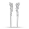 Thumbnail Image 3 of Diamond Wedding Band Set 1/2 ct tw Round-cut 14K White Gold