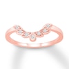 Thumbnail Image 1 of Diamond Wedding Band 1/20 ct tw Round-cut 14K Rose Gold