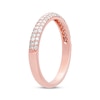Thumbnail Image 2 of Diamond Wedding Band 1/3 ct tw Round-cut 14K Rose Gold