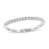 Thumbnail Image 1 of Diamond Wedding Band 1/10 ct tw Round-cut 10K White Gold