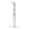 Thumbnail Image 3 of Diamond Wedding Band 1/15 ct tw Round-cut 10K White Gold