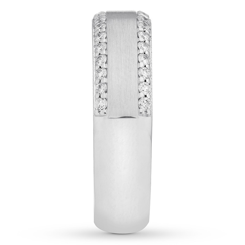 Main Image 3 of Neil Lane Men's Diamond Wedding Band 1/2 ct tw 14K White Gold