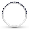 Thumbnail Image 1 of Neil Lane Men's Natural Sapphire Wedding Band 14K White Gold