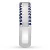 Thumbnail Image 3 of Neil Lane Men's Natural Sapphire Wedding Band 14K White Gold