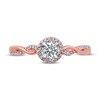 Diamond Engagement Ring 1/4 ct tw Round-cut 10K Two-Tone Gold