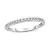 Diamond Wedding Band 1/4 ct tw Round-cut 14K White Gold