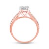 Diamond Engagement Ring 3/4 ct tw Round-cut 14K Rose Gold