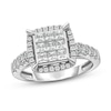 Thumbnail Image 0 of Diamond Engagement Ring 1-3/8 ct tw Princess & Round 14K White Gold