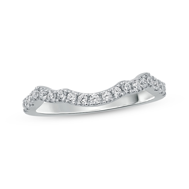 Main Image 1 of Diamond Wedding Band 1/4 ct tw Round-cut 14K White Gold