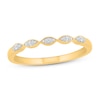 Thumbnail Image 1 of Round-cut Diamond Wedding Band 1/20 ct tw 10K Yellow Gold