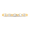 Thumbnail Image 2 of Round-cut Diamond Wedding Band 1/20 ct tw 10K Yellow Gold