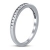 Diamond Wedding Band 1/4 ct tw Round-cut 14K White Gold