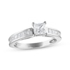Thumbnail Image 1 of Diamond Engagement Ring 1-1/4 ct tw Princess-cut 14K White Gold