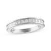 Thumbnail Image 1 of Diamond Wedding Band 3/4 ct tw Princess-cut 14K White Gold