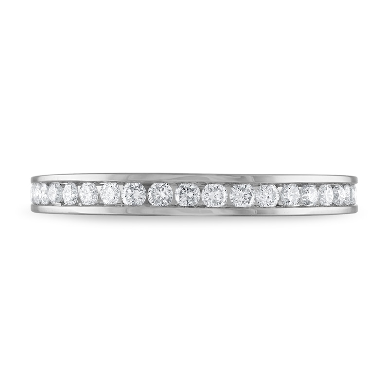Diamond Wedding Band 1/3 ct tw Round-cut 14K White Gold