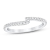 Thumbnail Image 0 of Diamond Wedding Band 1/6 ct tw Round-cut 14K White Gold