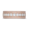 Thumbnail Image 3 of Neil Lane Men's Diamond Wedding Band 1 ct tw Round-cut 14K Rose Gold