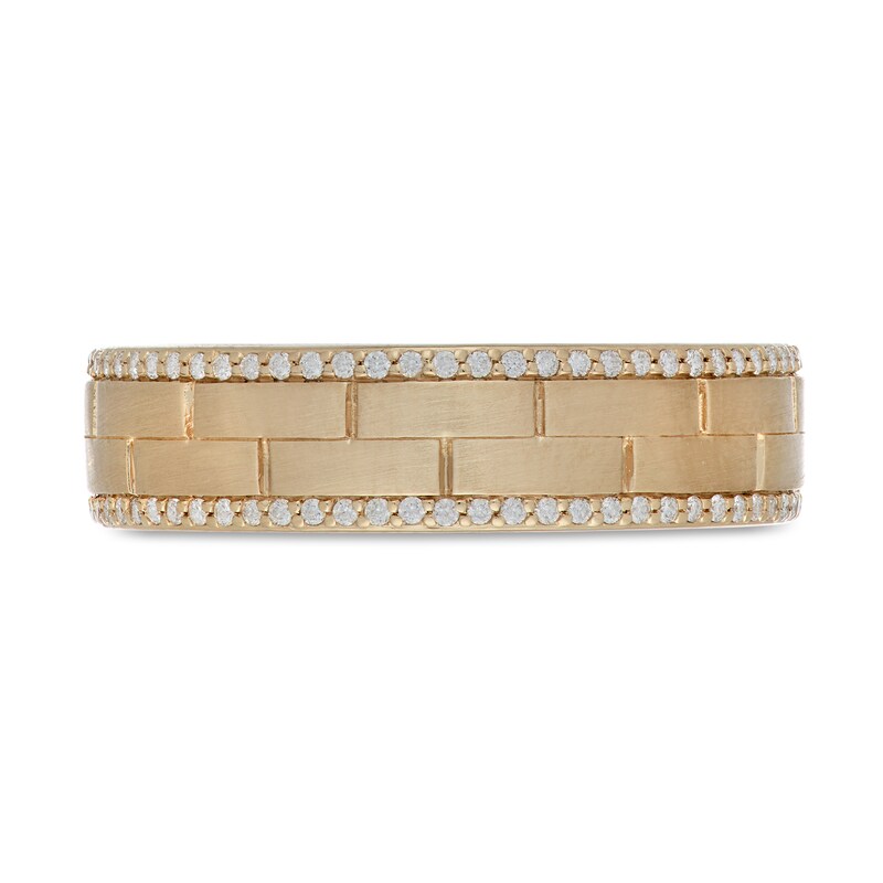 Neil Lane Men's Diamond Wedding Band 1/4 ct tw Round-cut 14K Yellow Gold
